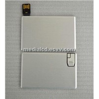 Alunimumn New Style Card USB Flash Drive