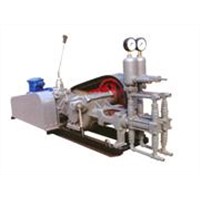 Coal mine using double fluid grouting pump variable