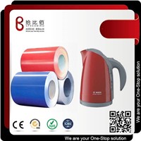 Color Coated Steel Coils with PVC/Pet Film