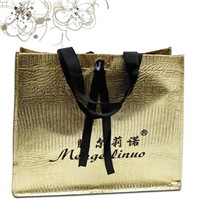 Colorful laser laminated non woven gift bag