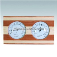 Deluxe cedar encased sauna thermometer&hygrometer (KD-210)
