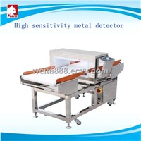 Excellent sensitivity metal detector with conveyor  belt