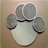 Framed stainless steel wire mesh flake