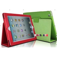 Good Quality Folding Stand PU Leather Case For iPad Air Case