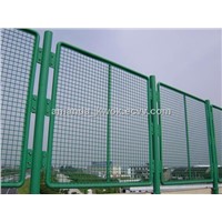 Green PVC coated Garden Fence