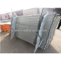 Heavy Duty Crowd Control Steel Barricade - Hot Dipped Galvanized Finish