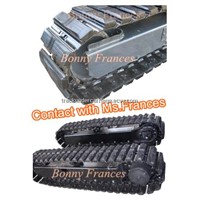 High quality steel track undercarriage with rubber block