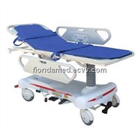 Hydraulic stretcher cart