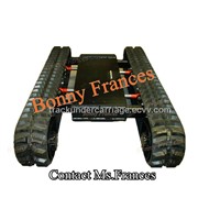 OEM extendable  rubber track frame rubber track undercarriage