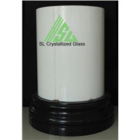 Re-crystallized glass column, super thassos glass column