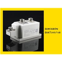 Semikron phase control thyristor/thyristor module skkt253/12e