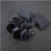 Silicon carbide ceramic foam filters
