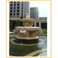 Yellow Stone Water Fountain for Outdoor Decoration