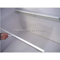 Transparent PET Single Roll Night Cover for Commercial Refrigeration Display Showcase