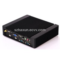 Wide voltage 8~28V Fanless Industry PC K900, Mini ITX Computer with D2550,N2800