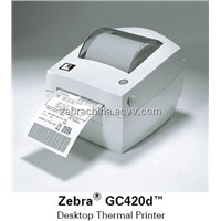 Zebra GC420D Desktop Thermal Card Label Barcode Printer Encoder