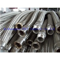 braided staineless steel flexible metal hose with fittings