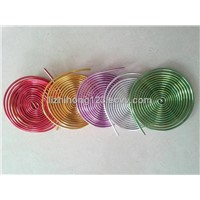 craft bicycle making colored aluminum wire /ring making aluminum wire