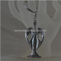 fashionable souvenir angel metal keychain