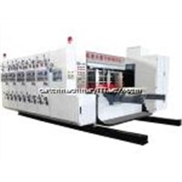 fully automatic carton flexo printing slotting & die cutting machine with stacker