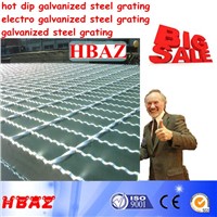 hot dip galvanized steel grating / electro galvanized steel grating / galvanized steel grating