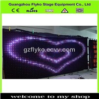 led video curtain stage backdrop
