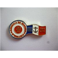 mass production button badge