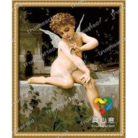 painting by numbers hand-painted digital oil painting decorative picture The angel 40*50cm