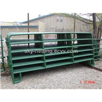 Used Steel PVC Coated Corral Cattle Fencing Hot Dip Surface