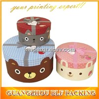 paper round gift packing box(BLF-PBO003)