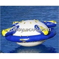 Floating Water Game Toy   Inflatable Saturn Rocker