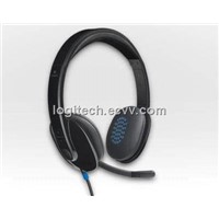 Logitech H540 USB Connector Supra-aural Headset Headphone