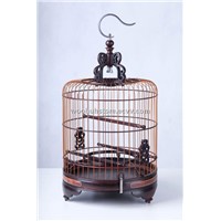Vintage Chinese Rosewood Bird Cage