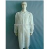 Disposable nonwoven lab coat,medical PP visitor coat