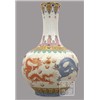 Jingdezhen antique decorative famille rose porcelain vase