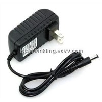 12v1.5a plug in power adapter( 5.5x2.1/2.5mm C6 C8 C14 coupler)