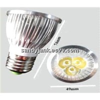 3W E27 High Power LED Spotlight/LED Cup