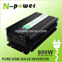 800W Pure Sine Wave DC12V to AC110V Power Inverter with USB