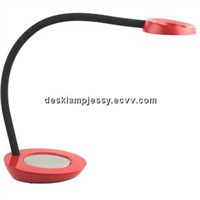 Flexible LED table lamp L3-829187 red good for reading with touch dimmer switch
