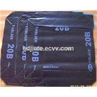 PE square/block bottoom valve bag for carbon black
