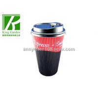16 oz Double Wall Paper Cups with Lids