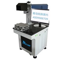 20W CO2 laser marking machine for Plastic / Cloth/ Jeans / Cable