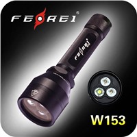 360-degree rotatablemagnetic control switch, professional diving light Ferei W153