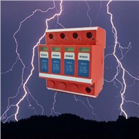 380V 20KA Three phase AC power surge protector for electrical system