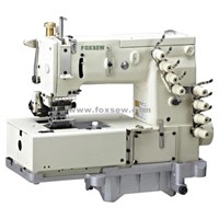 4-Needle Flat-bed Double Chain-stitch Machine for Waistband