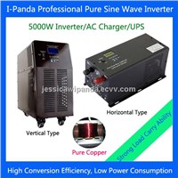 5000w 48V good quality LCD LED pure sine wave solar inverter