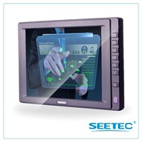 8 inch LCD touch screen monitor with VGA hdmi AV ,car monitor