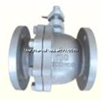 ANSI 150LB cast iron ball valve flange end