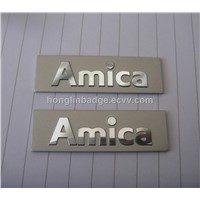Aluminum Company Logo, Name Plate, Metal Badge