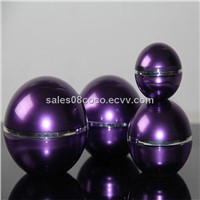 Ball shape plastic cosmetic cream jar acrylic container